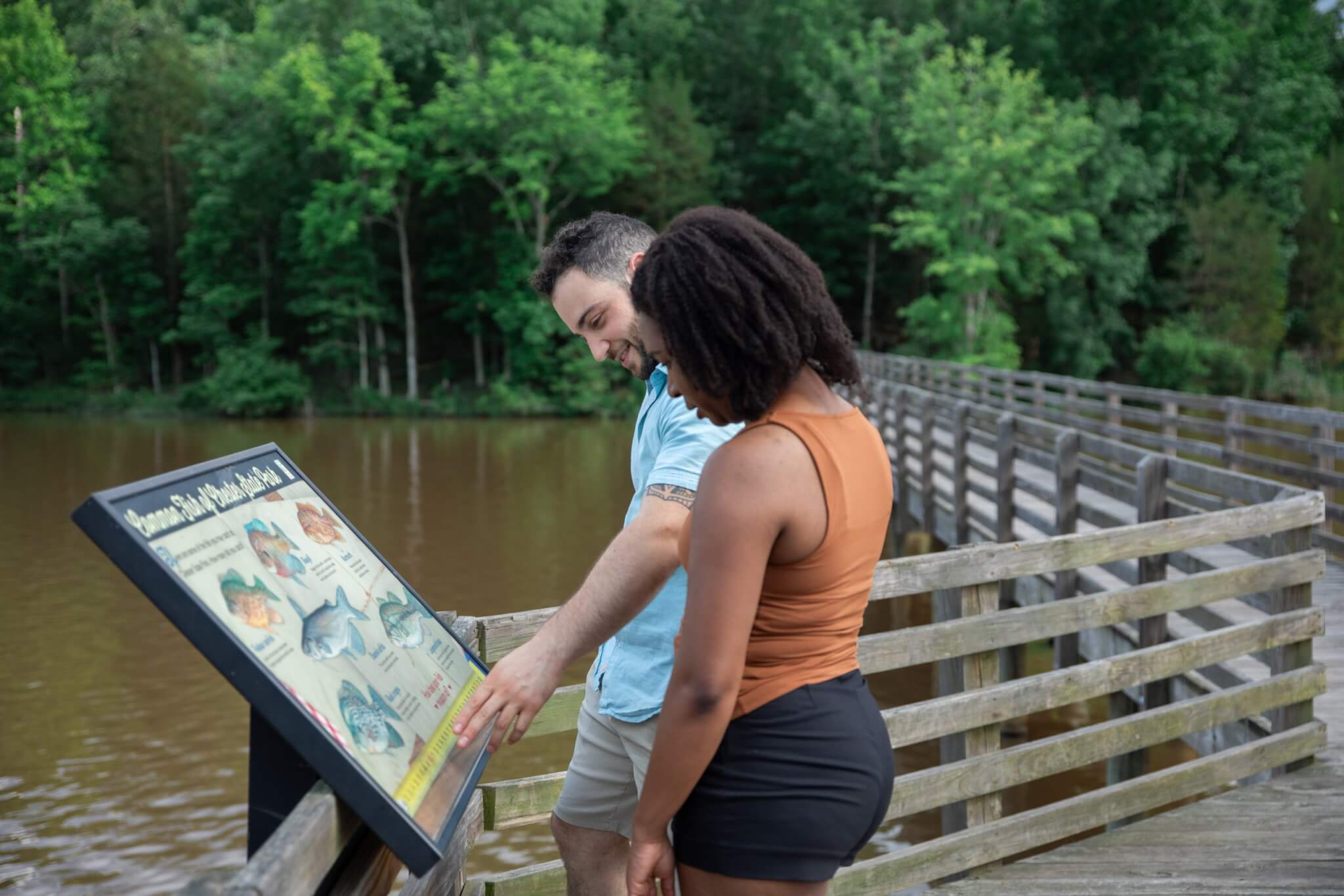 couple at Chester State Park